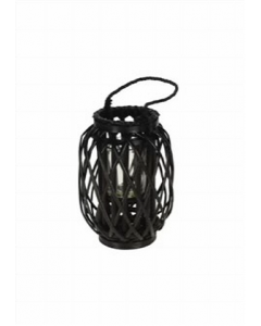 40 cm. X 60 cm. Black Rattan Lantern (Each)