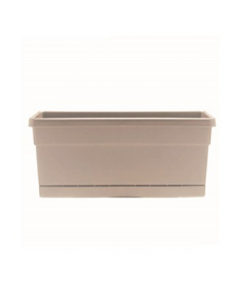 30 in. Taupe Plastic Planter (Each)