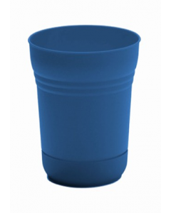 7 in. Blue Plastic Planter (Each)