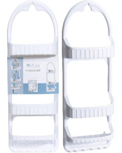 27x12x62cm White Shower Caddy (Each)