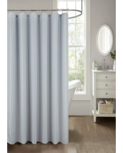 Silver Finish Shower Curtain (Each)