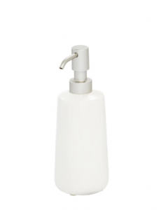 White Refillable Liquid Soap Pump Bottle (Each)