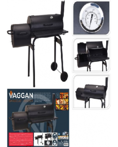 61x30x95cm Gs-Tuv BBQ Smoker Grill Black (Each)