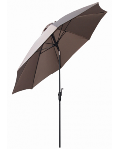 1 pc. Aluminium Taupe Umbrella (Each)