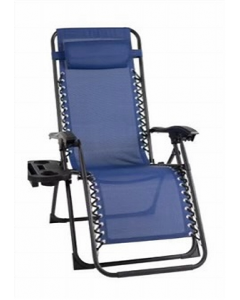 1 pc. Metal  Blue Folding Reclining Chair (Each)