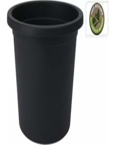 28 cm. Black Flower Pot (Each)