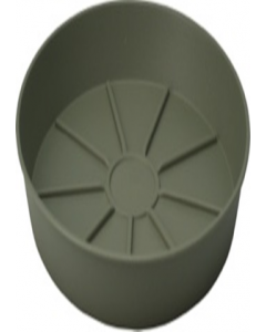 20 cm. Green Saucer (Each)