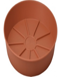 29 cm. Red Saucer (Each)