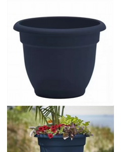 16 in. Navy Planter (Each)