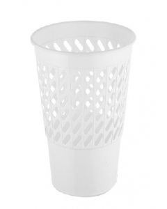 #1 White WasteBasket (Each)