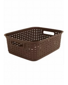 15 in. Plastic Storage Basket (Each)