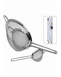 3 pc set Strainer  with Polished Rim (Each)