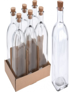 500ml Clear Glass Bottle (Each)
