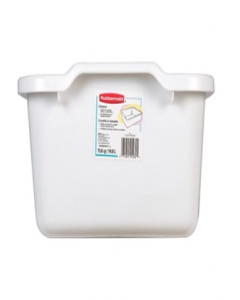 15.6 qt. White Plastic Dishpan (Each)