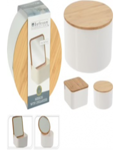 13 cm X 13 cm. Plastic Make Up Organizer (Each)