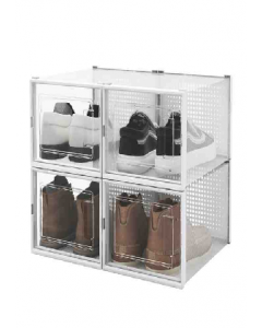 Medium White/Clear Shoe Box (Each)