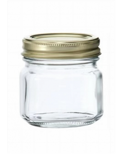 1/2 pt. Transparent Glass Mason Jar (Each)