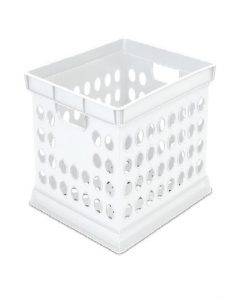 White Plastic Storage Crate (Each)