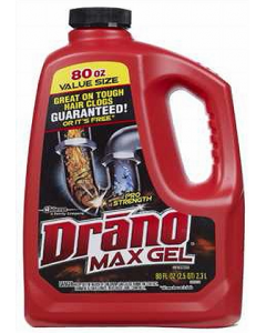 80 oz. Drano Max Gel Clog Remover #40109 (Each)