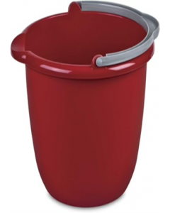10 qt. Red Plastic Pail (Each)
