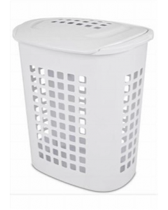 2.3 Bushel Plastic Laundry Hamper (Each)