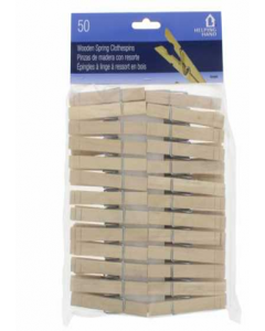 50 pc. Wooden Clothes Pin (Each)