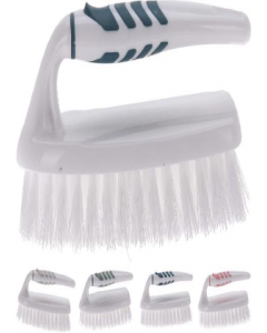 Assorted Color Scrub Brush with TPR Grip (Each)