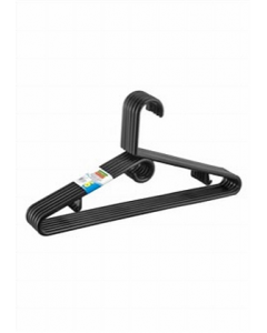 44 cm. Black Plastic Hanger (Each)