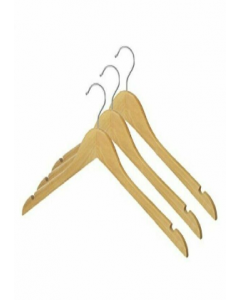 3 pc. Dress/Skirt Wooden Hanger (Each)