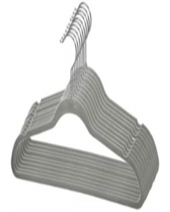 Grey Velvet Clothes Hanger (Each)