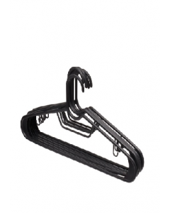 Black Plastic Clothes Hanger (Each)