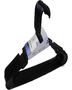 Black Plastic Clothes Hanger (Each)