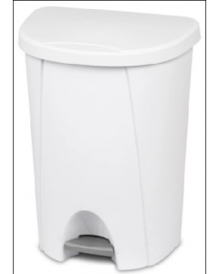 6.6 gal. Plastic Step-On Wastebasket 10948004 (Each)