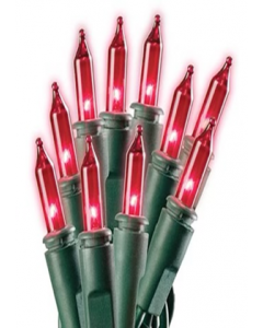 100-Set Red Christmas Light (Each)