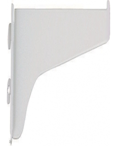 10 in. White Metal Shelf Bracket (Each)