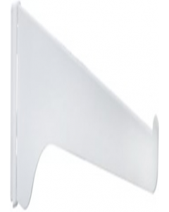 8 in. White Shelf Bracket (Each)