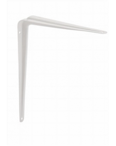 3 in. X 4 in. White Metal Shelf Bracket (Each)