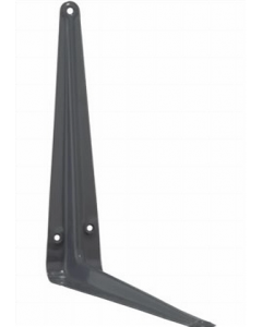 4 in. X 5 in. Grey Metal Shelf Bracket (Each)
