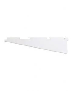 16 in. White Metal Linen Shelf Bracket (Each)
