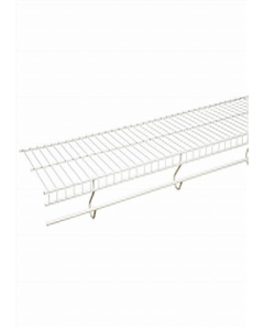 12 in. X 8 ft. White Shelf Freeslide (Each)