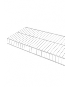 12 in. X 96 in. White Metal Linen Closet Shelf (Each)