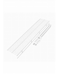 12 in .X 4 ft. White Shelf Wardrobe (Each)