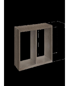 1.5X56X28CM Honey Oak Double Cube Shelf (Each)