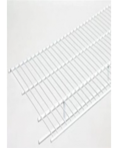 144 in. X 16 in. White Shelf (Each)