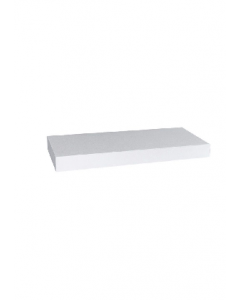 60 cm. X 23.5 cm. X 3.8 cm. White Shelf (Each)
