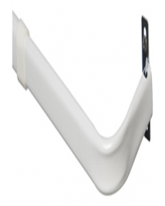 28-48 in. White Heavy Duty Curtain Rod (Each)