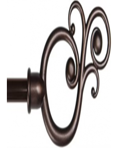 86 in. - 120 in. Extendable Window Curtain Rod (Each)