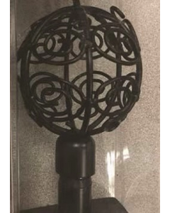 28"/48" Assorted Color Vortex Metal Curtain Rod (Each)