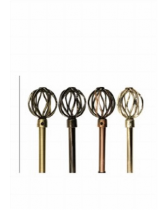 24 in. - 48 in. Single Extendable Window Curtain Rod (Each)