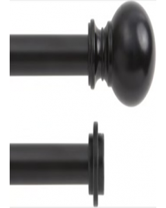 Adjustable Double Window Curtain Rod (Each)